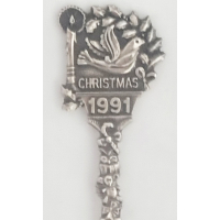 Verzilverde theelepel, Christmas 1991